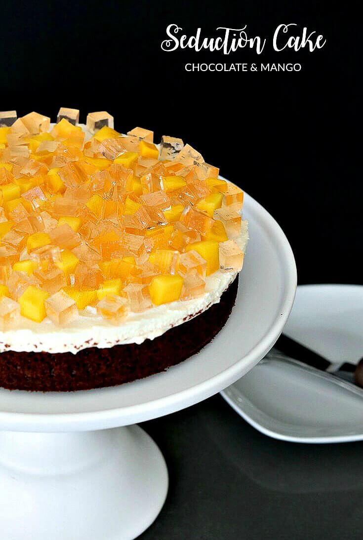 Chocolate and Mango Seduction Cake