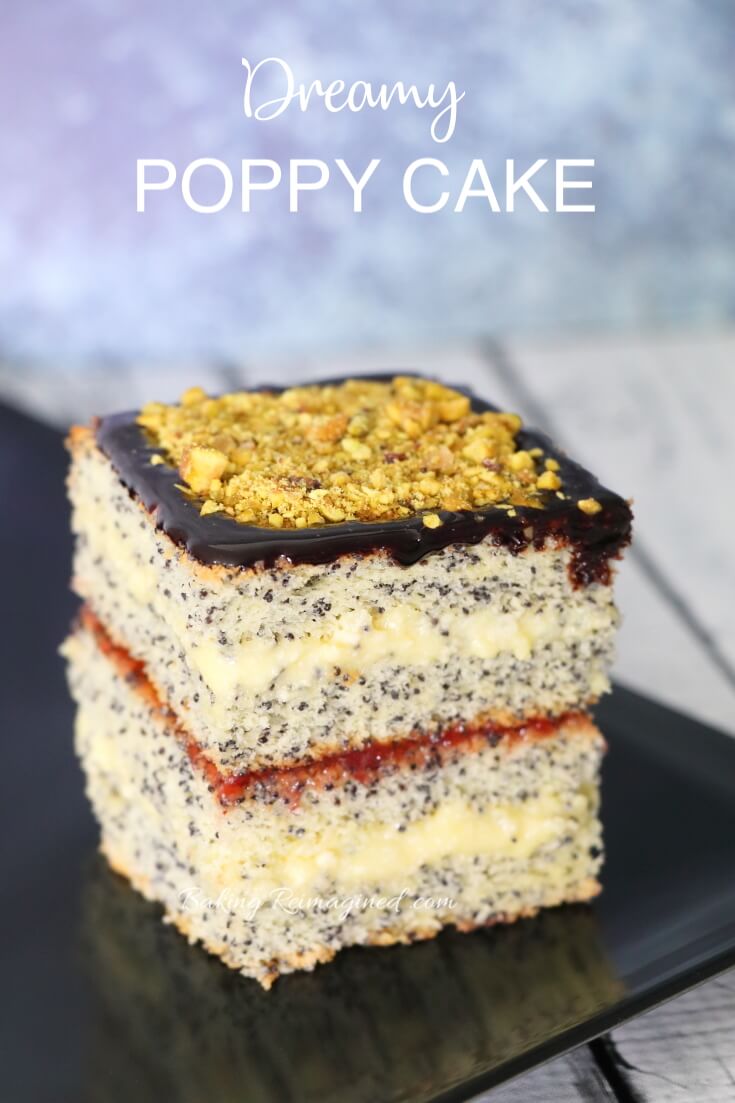 Dreamy Polish Poppy Cake