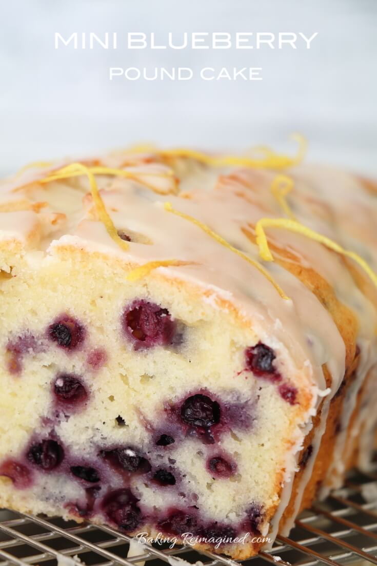 Mini Blueberry Pound Cake