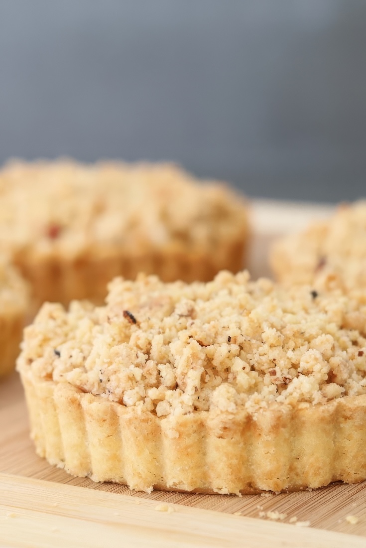 Rhubarb Crumble Tart