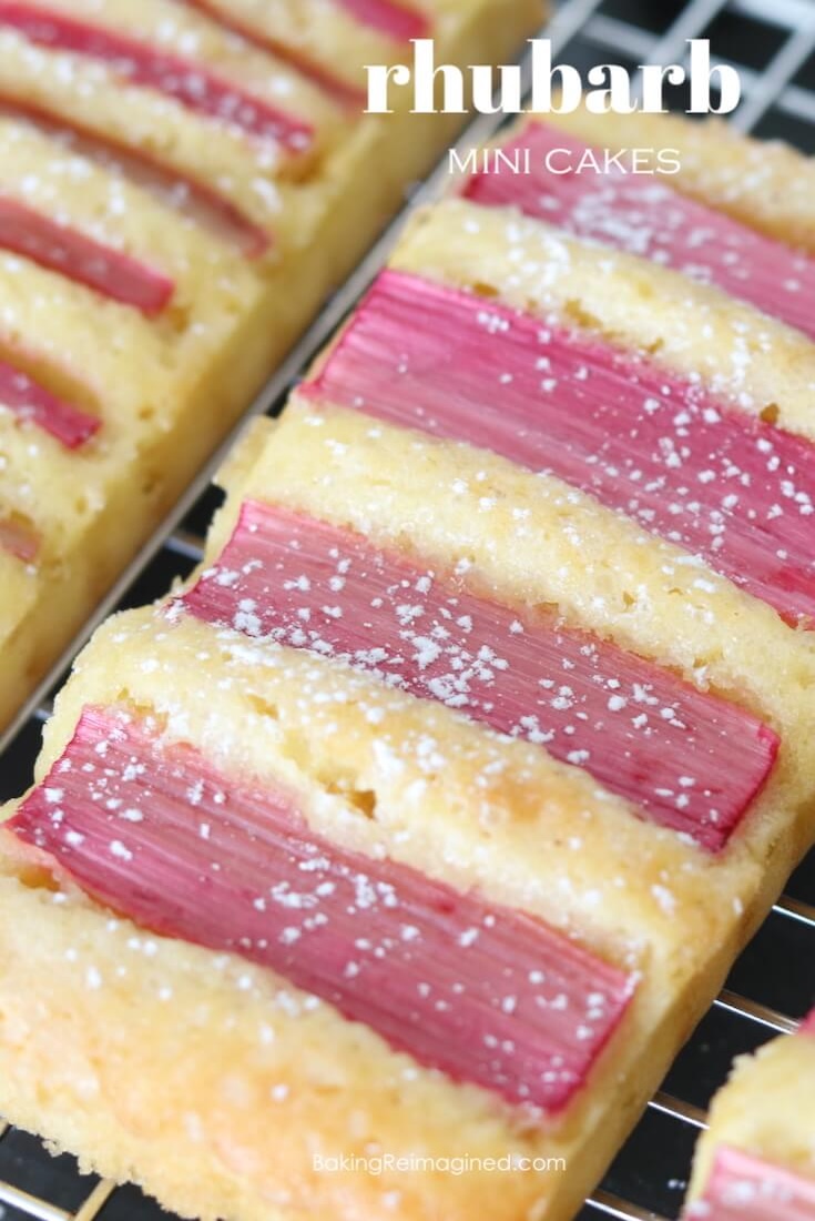 Rhubarb Mini Cakes