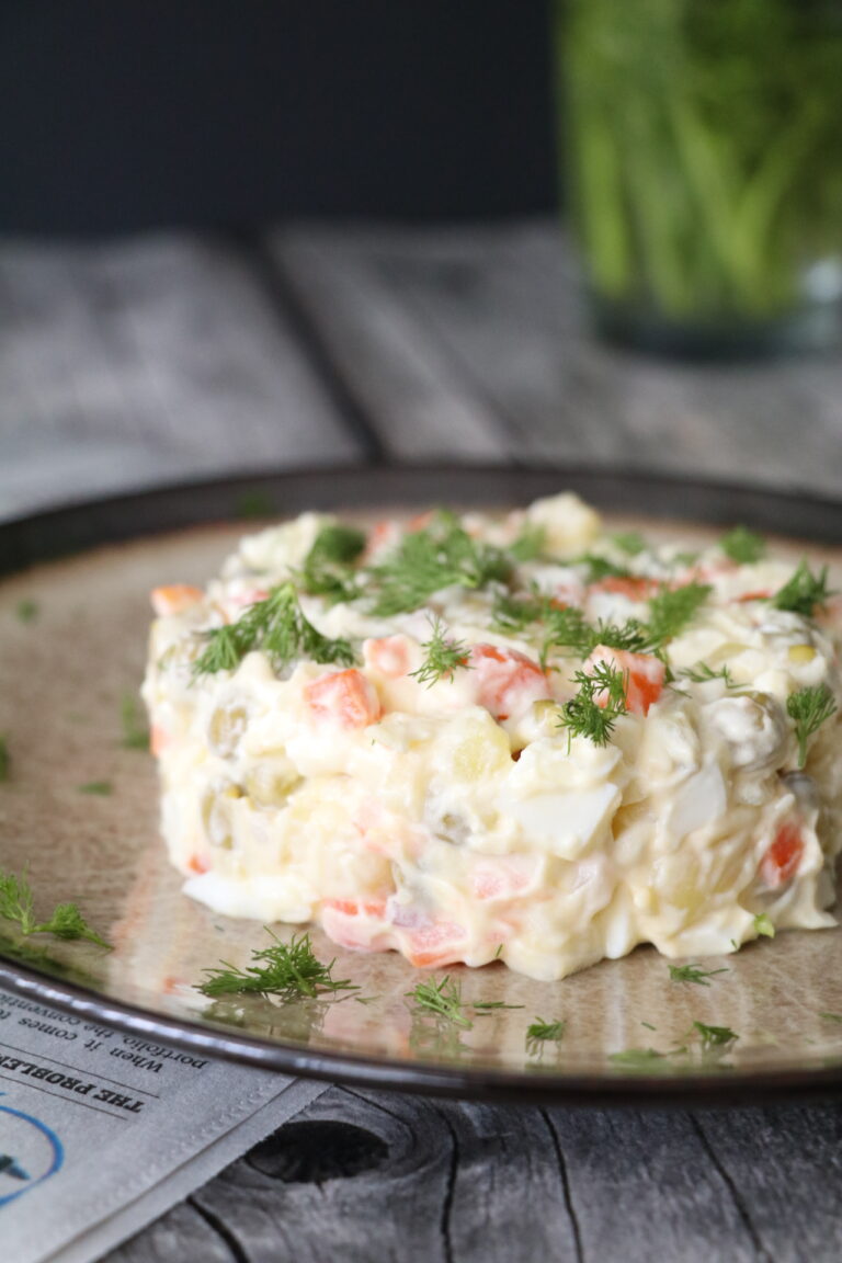 Traditional Polish Vegetable Salad