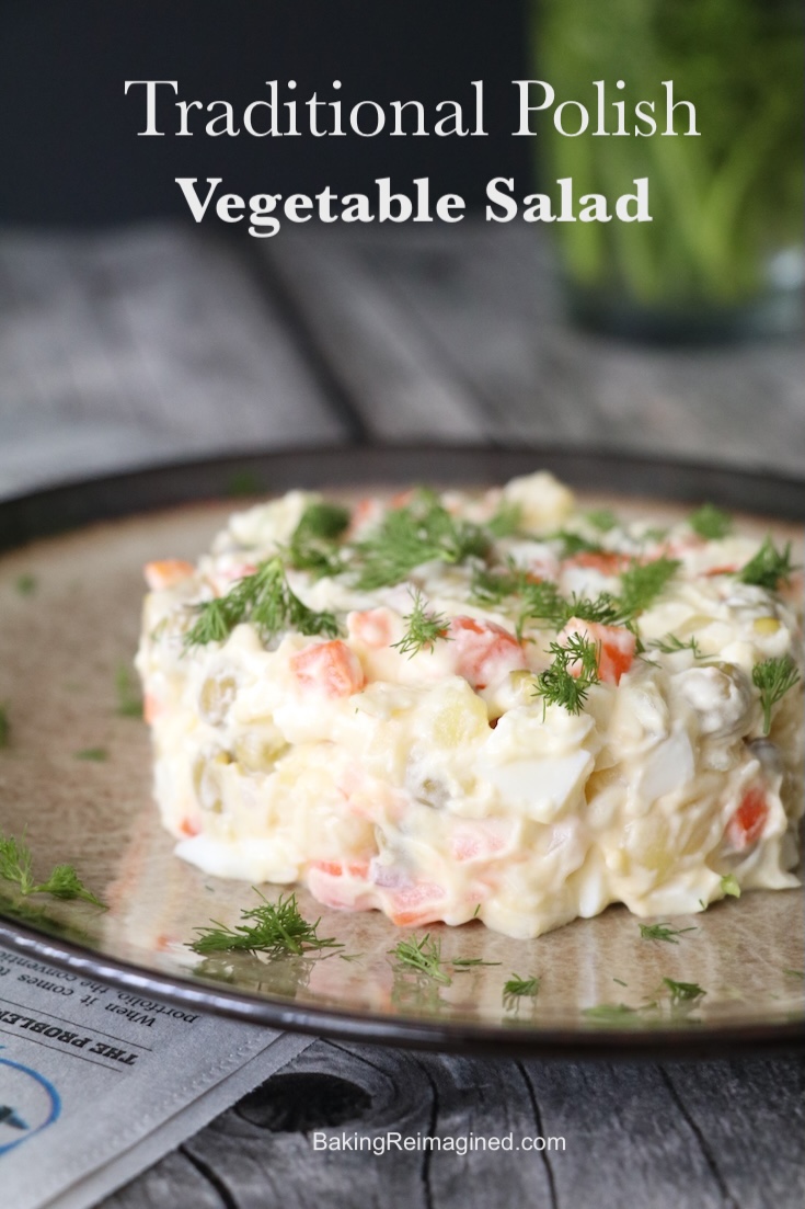 Traditional Polish Vegetable Salad