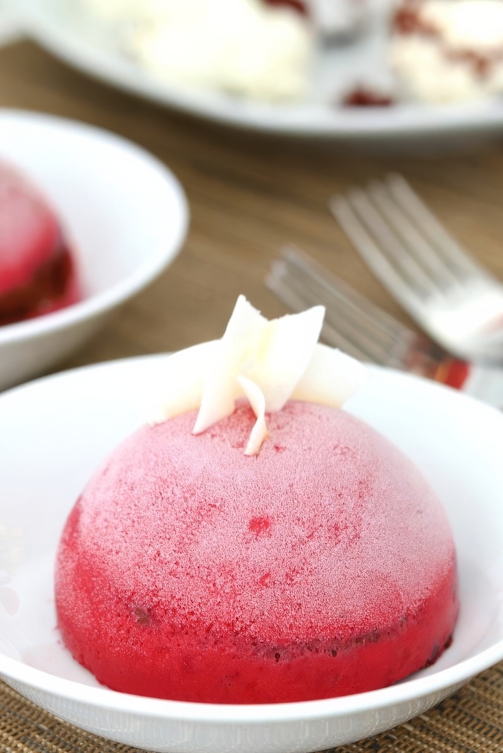 Strawberry Bombe