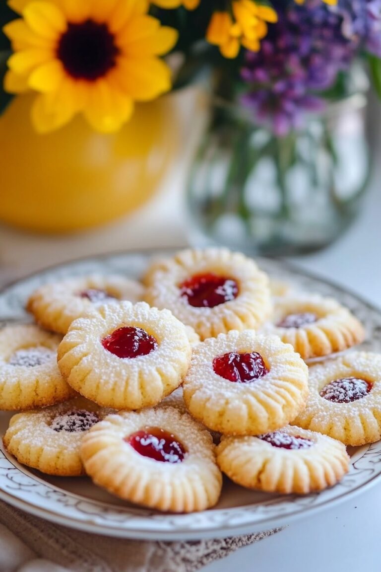 Butter Cookies with Jam