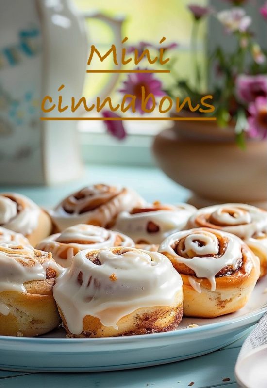 Mini cinnamons Bakingreimagined